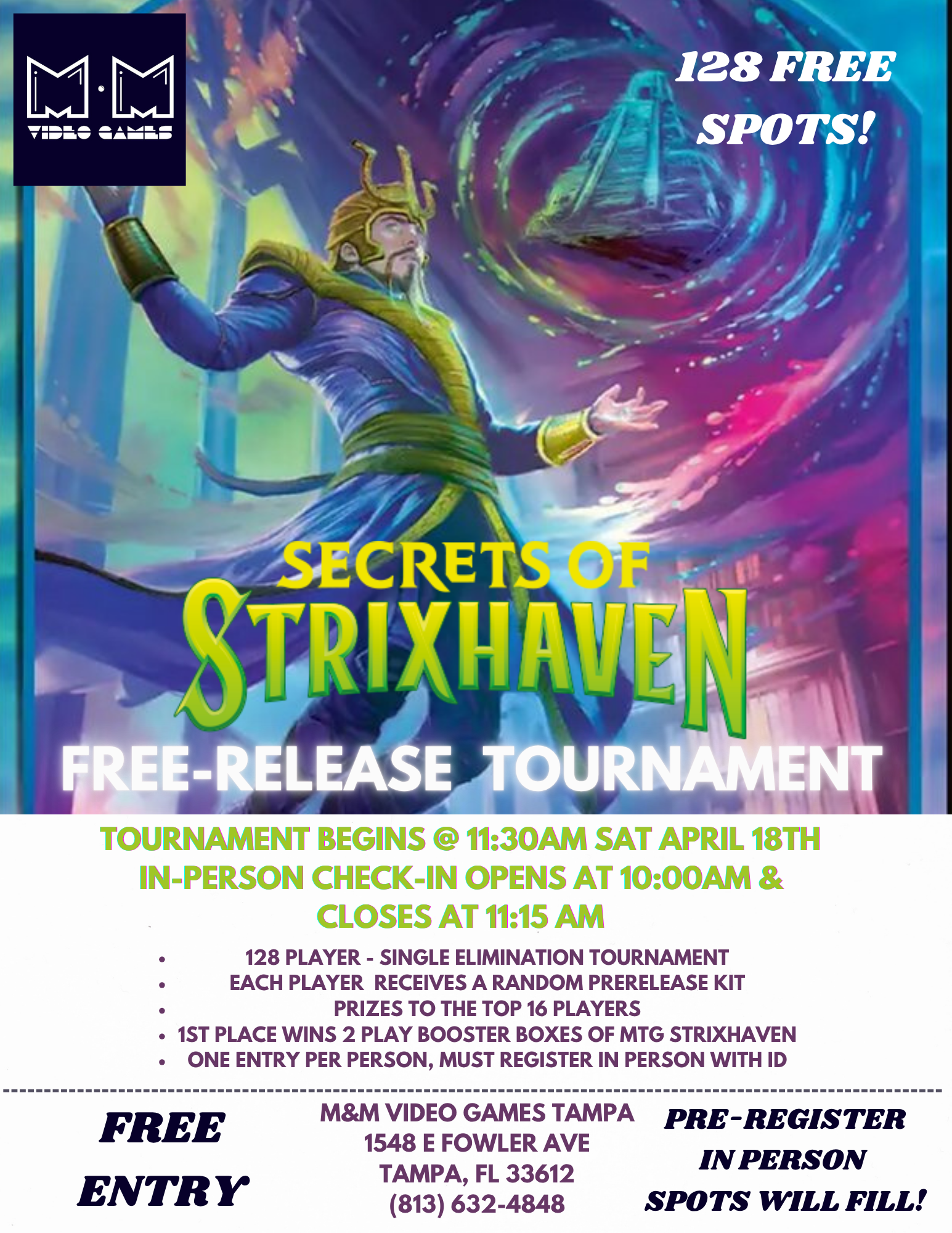 Secrets of Strixhaven Free-Release (Tampa) M&M Video Games Secrets of Strixhaven Free-Release (Tampa) M&M Video Games