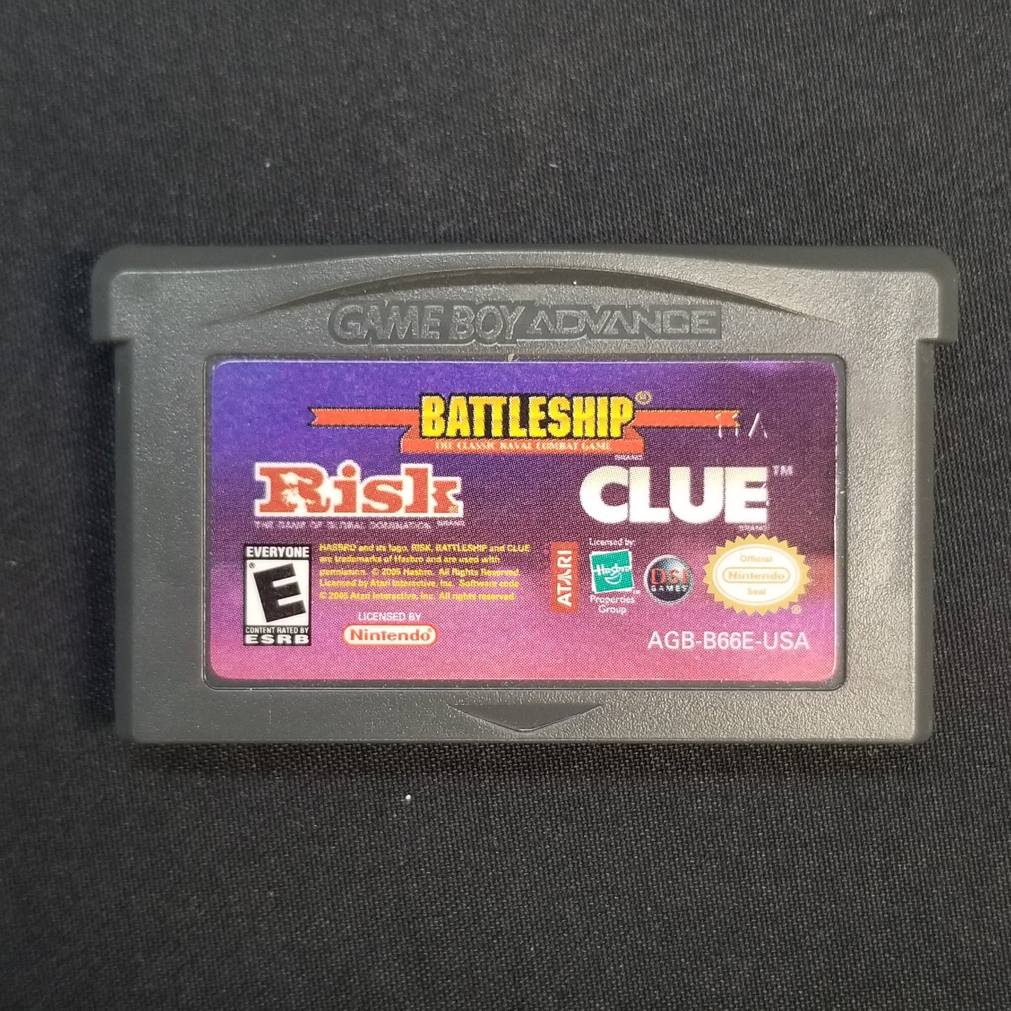 Risk / Battleship / Clue (Loose Cartridge)