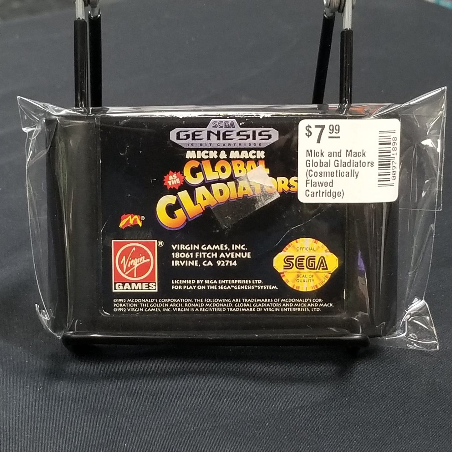 Mick and Mack Global Gladiators (Cosmetically Flawed Cartridge)
