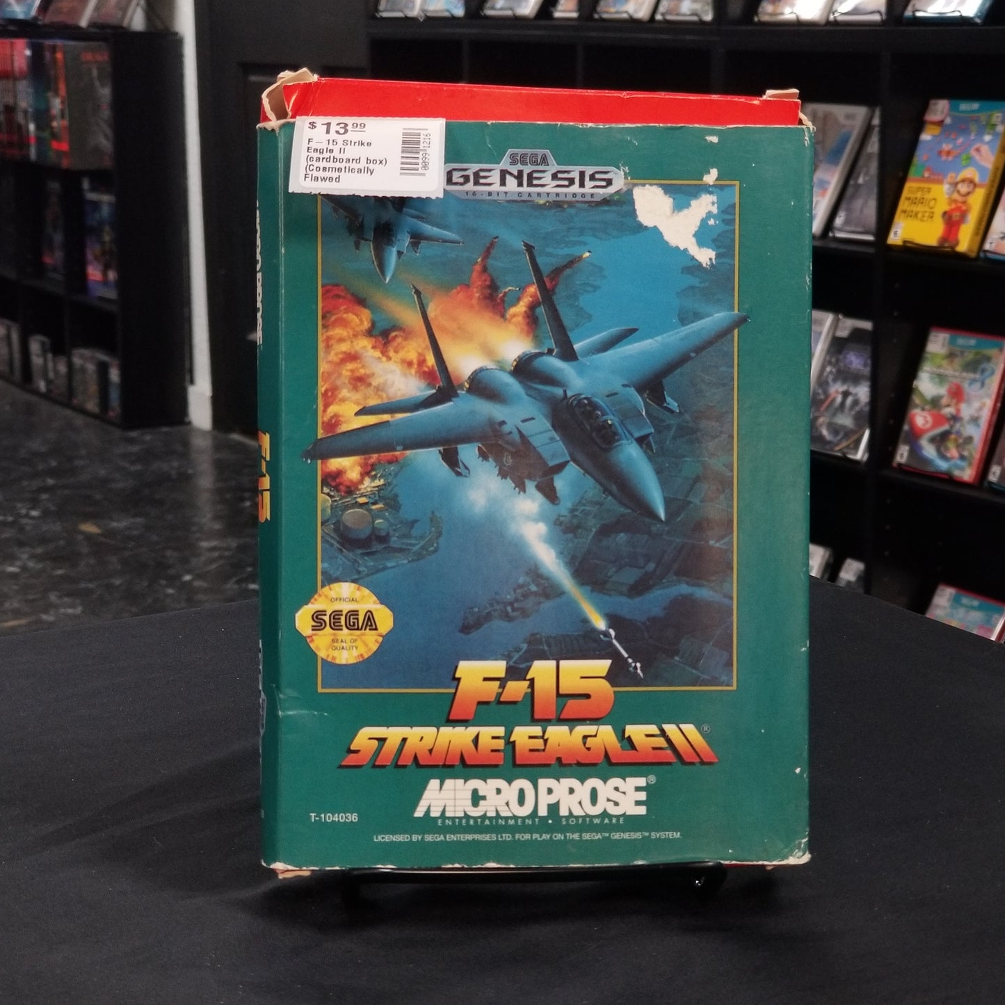 F-15 Strike Eagle II (cardboard box) (Cosmetically Flawed Complete)