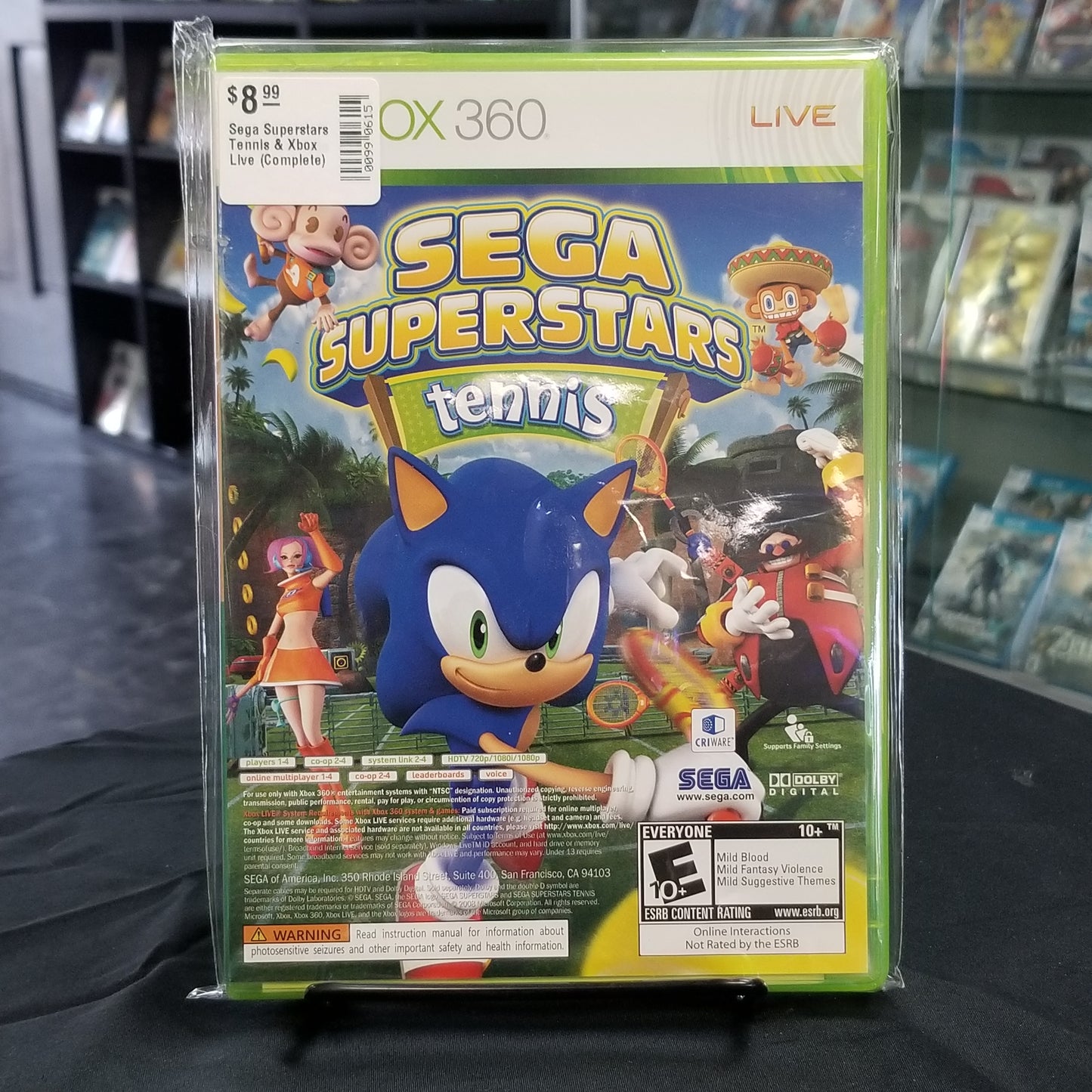 Sega Superstars Tennis (Complete)