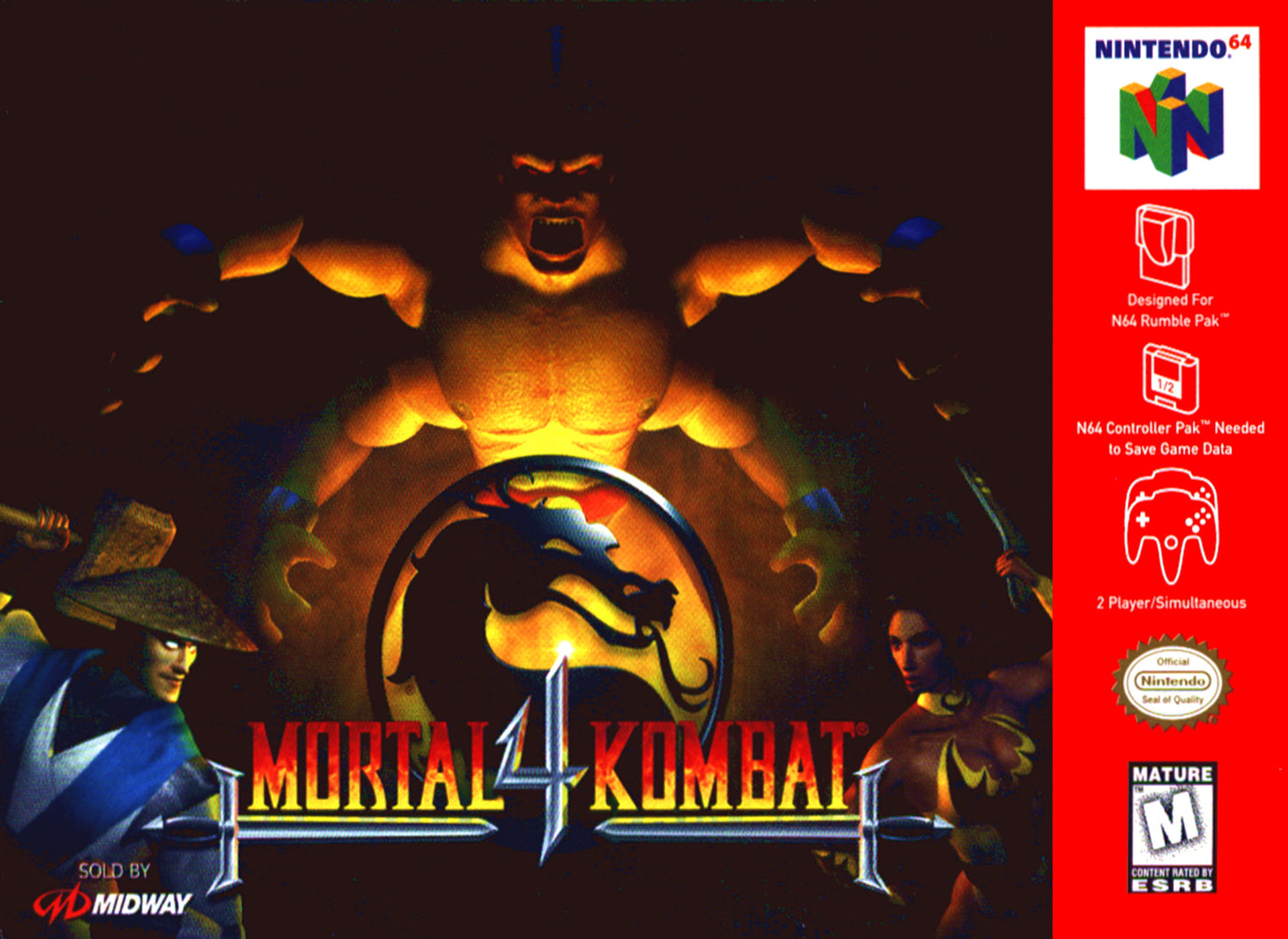 Mortal Kombat 4 (Severely Flawed Cartridge)