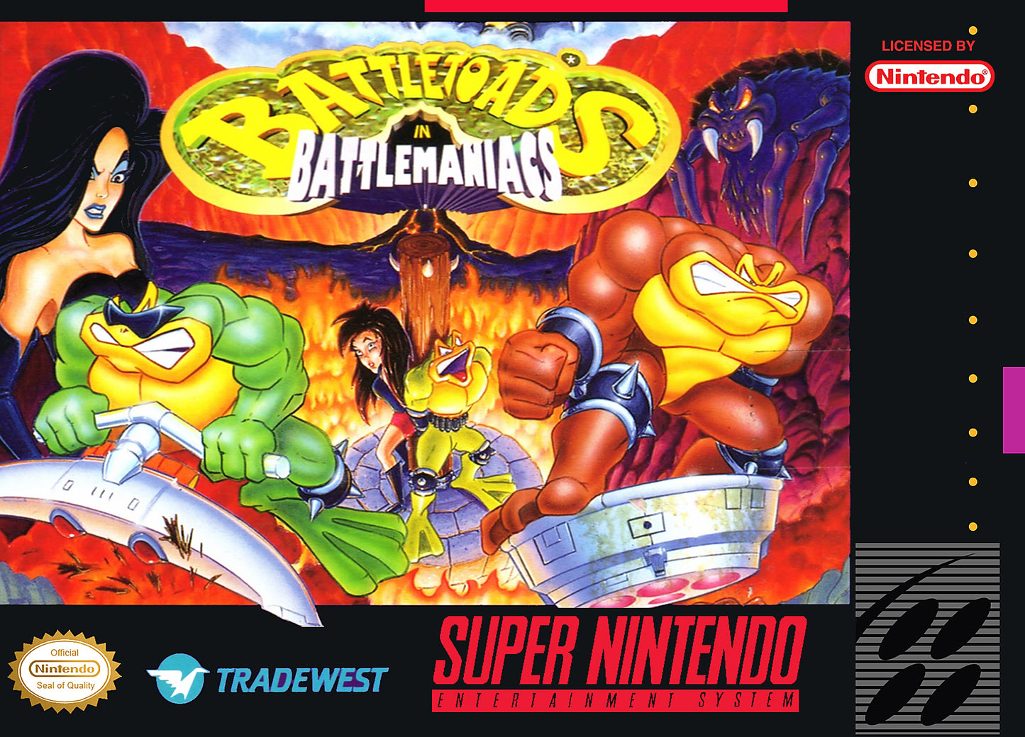 Battletoads In Battlemaniacs (Loose Cartridge)