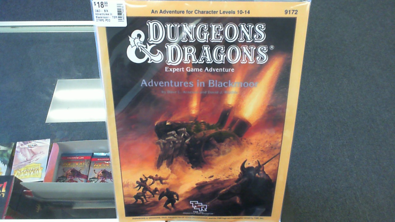D&D- B/X Adventures in Blackmoor- TSR DTRPG POD