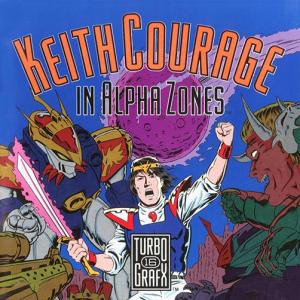 Keith Courage in Alpha Zones (Game, manual and case)