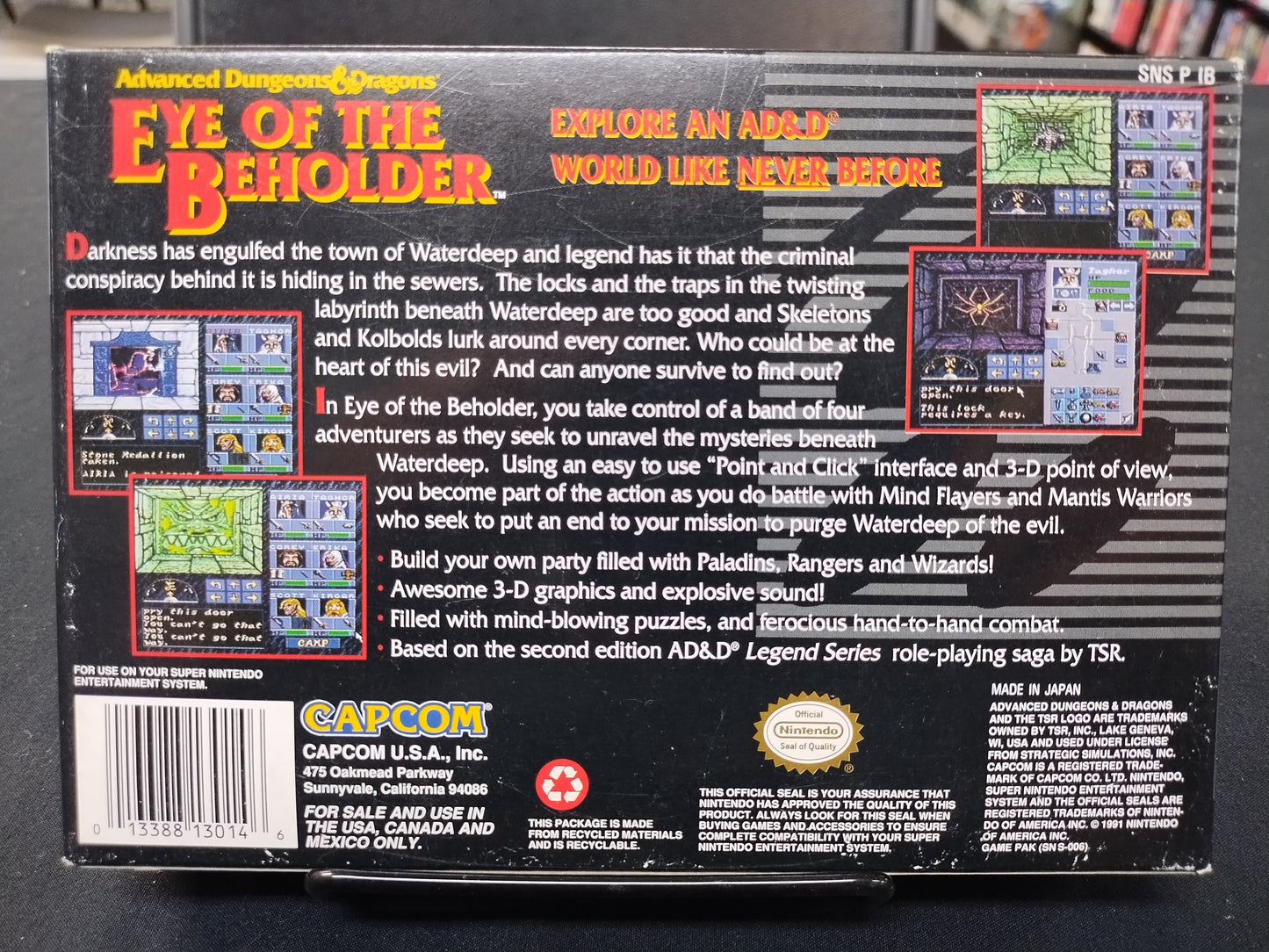 Advanced Dungeons & Dragons Eye of the Beholder (Complete)