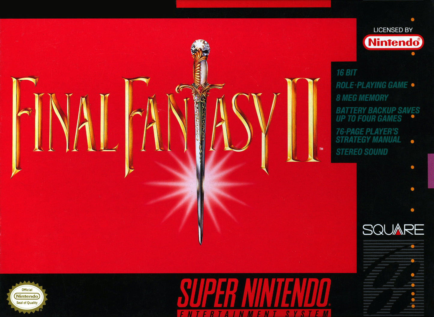 Final Fantasy II (Loose Cartridge)