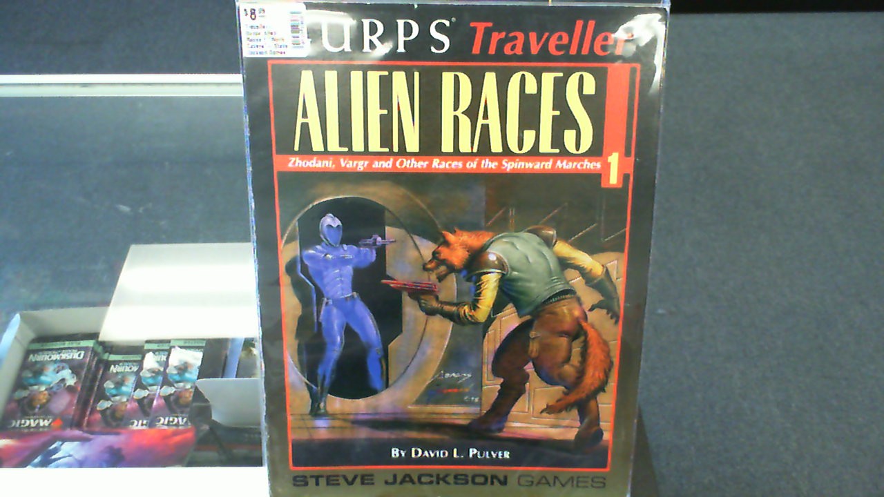 Traveller- Gurps: Alien Races 1 *Worn Covers*- Steve Jackson Games