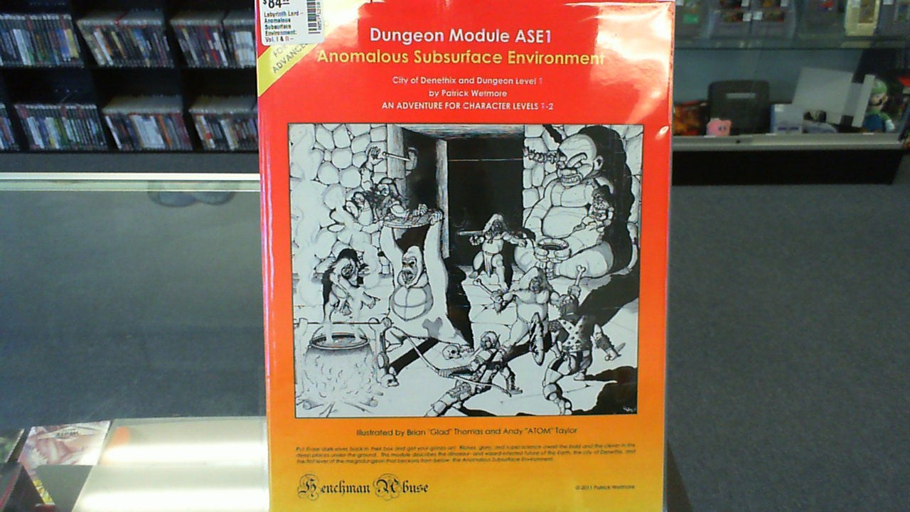 Labyrinth Lord- Anomalous Subsurface Environment: Vol. I & II- Henchman Abuse