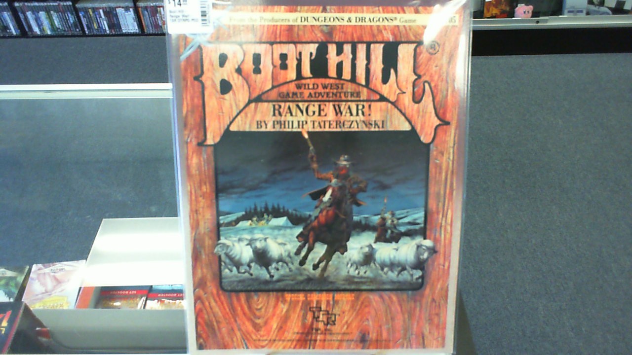 Boot Hill- Range War!- TSR DTRPG POD