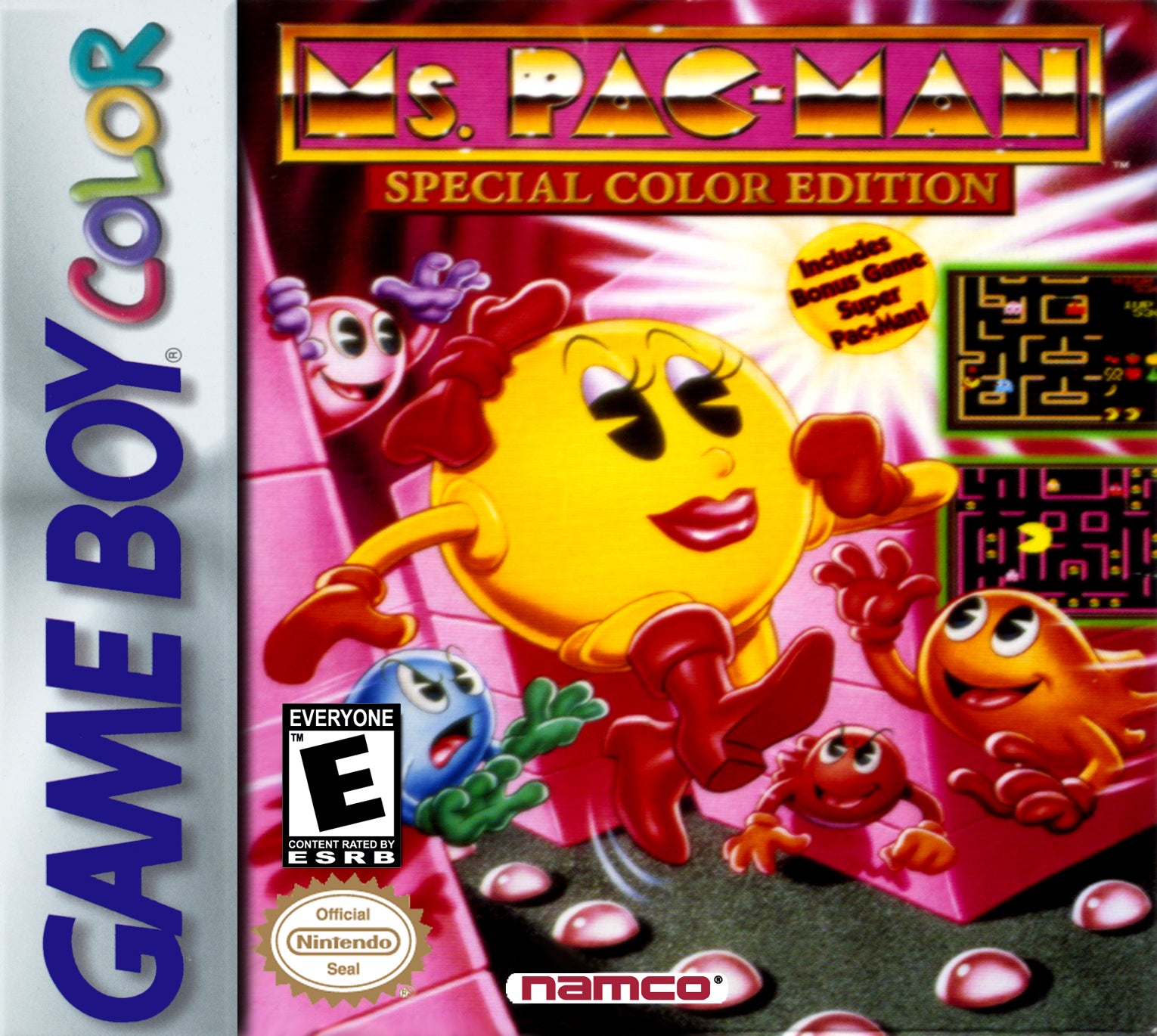 Ms. Pac-Man Special Color Edition (Loose Cartridge) – M&M Video Games