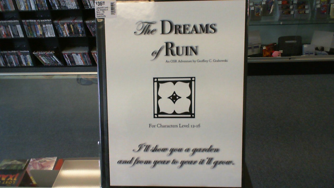 Labyrinth Lord- The Dreams of Ruin- TG Ventures Opportunity Vehicle