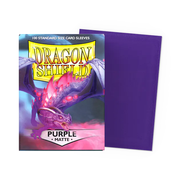 Dragon Shield 100 Count Sleeves * Matte Purple *