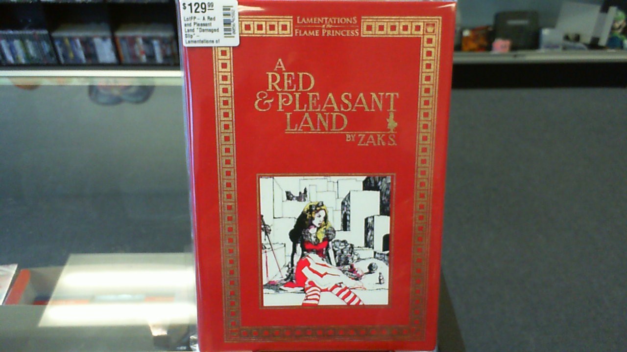 LotFP- A Red and Pleasant Land *Damaged Slip*- Lamentations of the Flame Princess Publishing