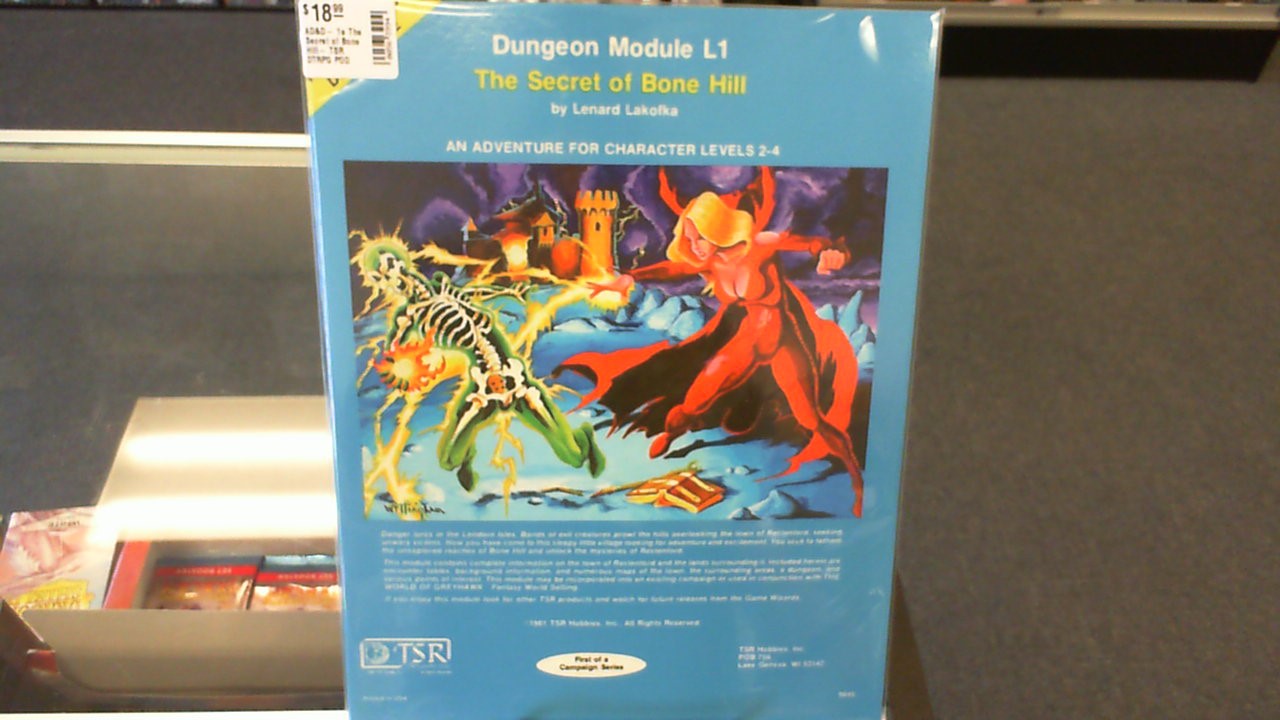 AD&D- 1e The Secret of Bone Hill- TSR DTRPG POD