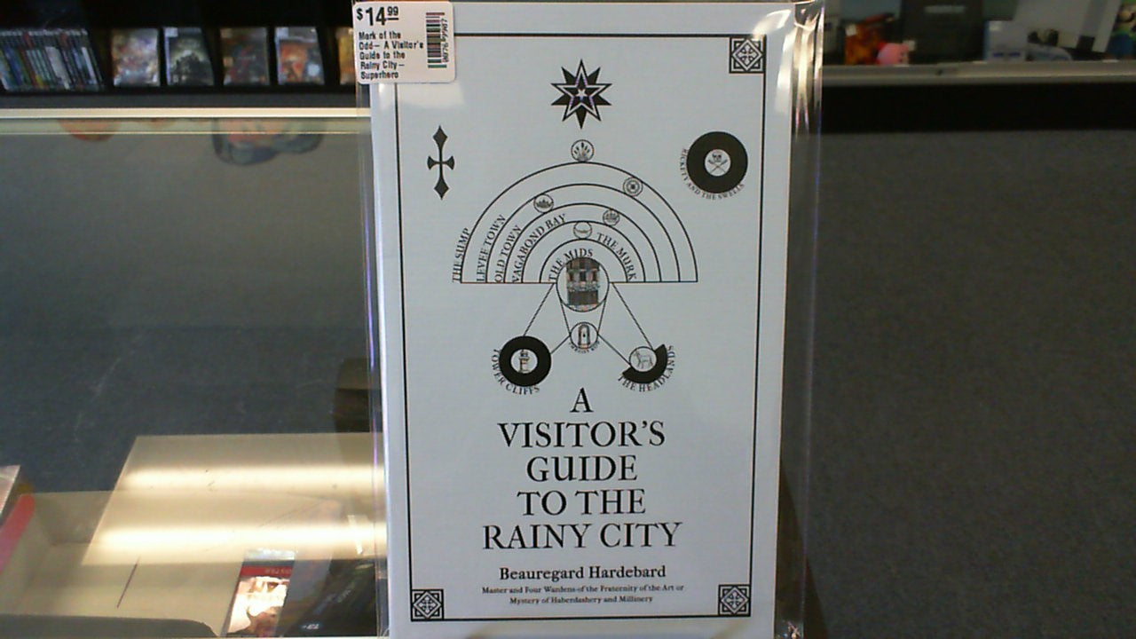 Mark of the Odd- A Visitor's Guide to the Rainy City- Superhero Necromancer Press