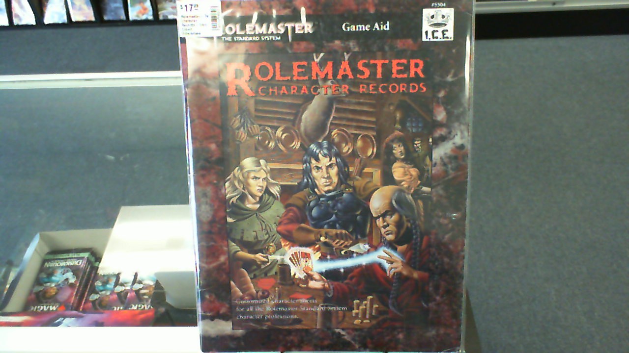 Rolemaster- 3e Character Records- Iron Crown Enterprises