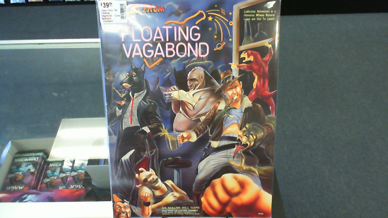 Tales From The Floating Vagabond- Core Rulebook *Excellent Binding/ Small Tear in Back Cover Corner*- Avalon Hill