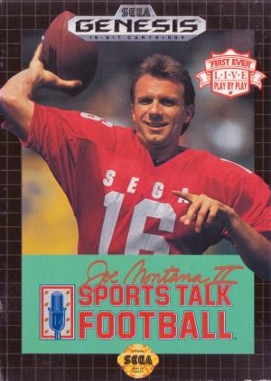 Joe Montana II Sports Talk Football (Cosmetically Flawed Cartridge)
