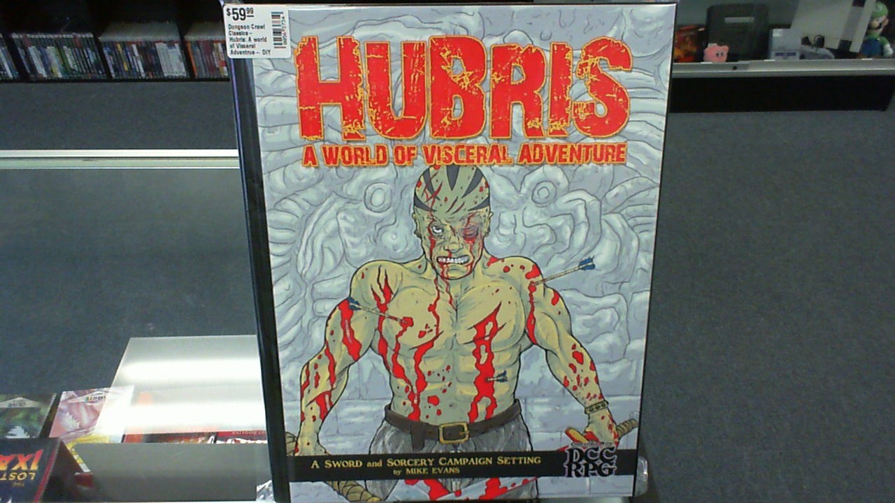 Dungeon Crawl Classics- Hubris: A world of Visceral Adventrue- DIY RPG DTRPG POD