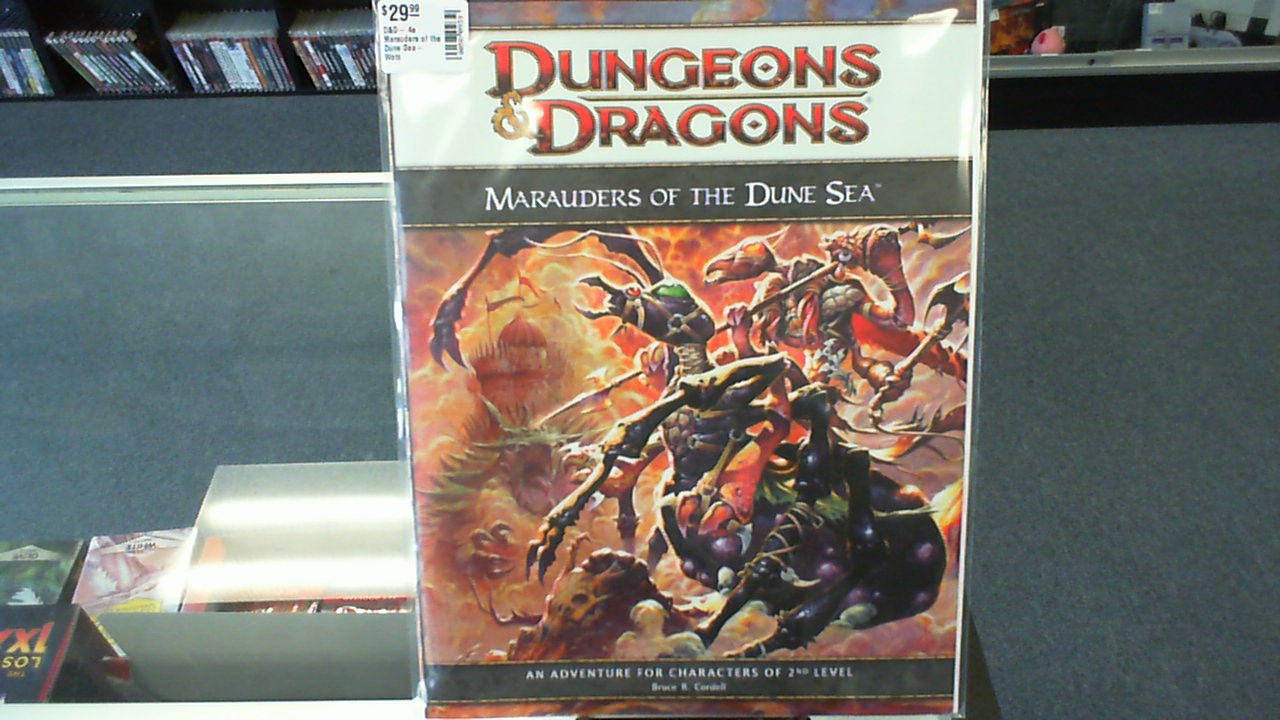 D&D- 4e Marauders of the Dune Sea- Wotc