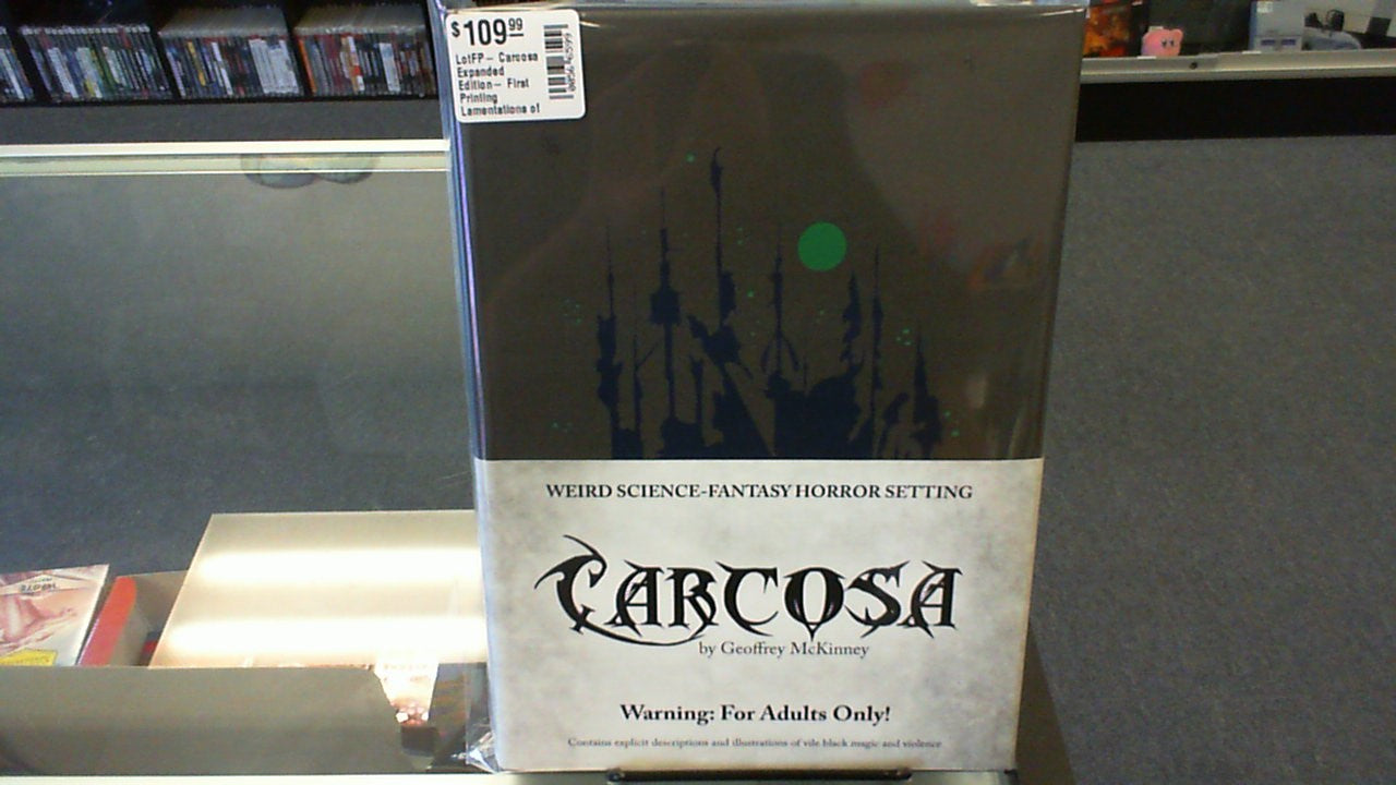 LotFP- Carcosa Expanded Edition- First Printing Lamentations of the Flame Princess Publishing