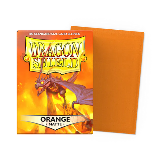 Dragon Shield Sleeves: Standard- Matte Orange (100 ct.)