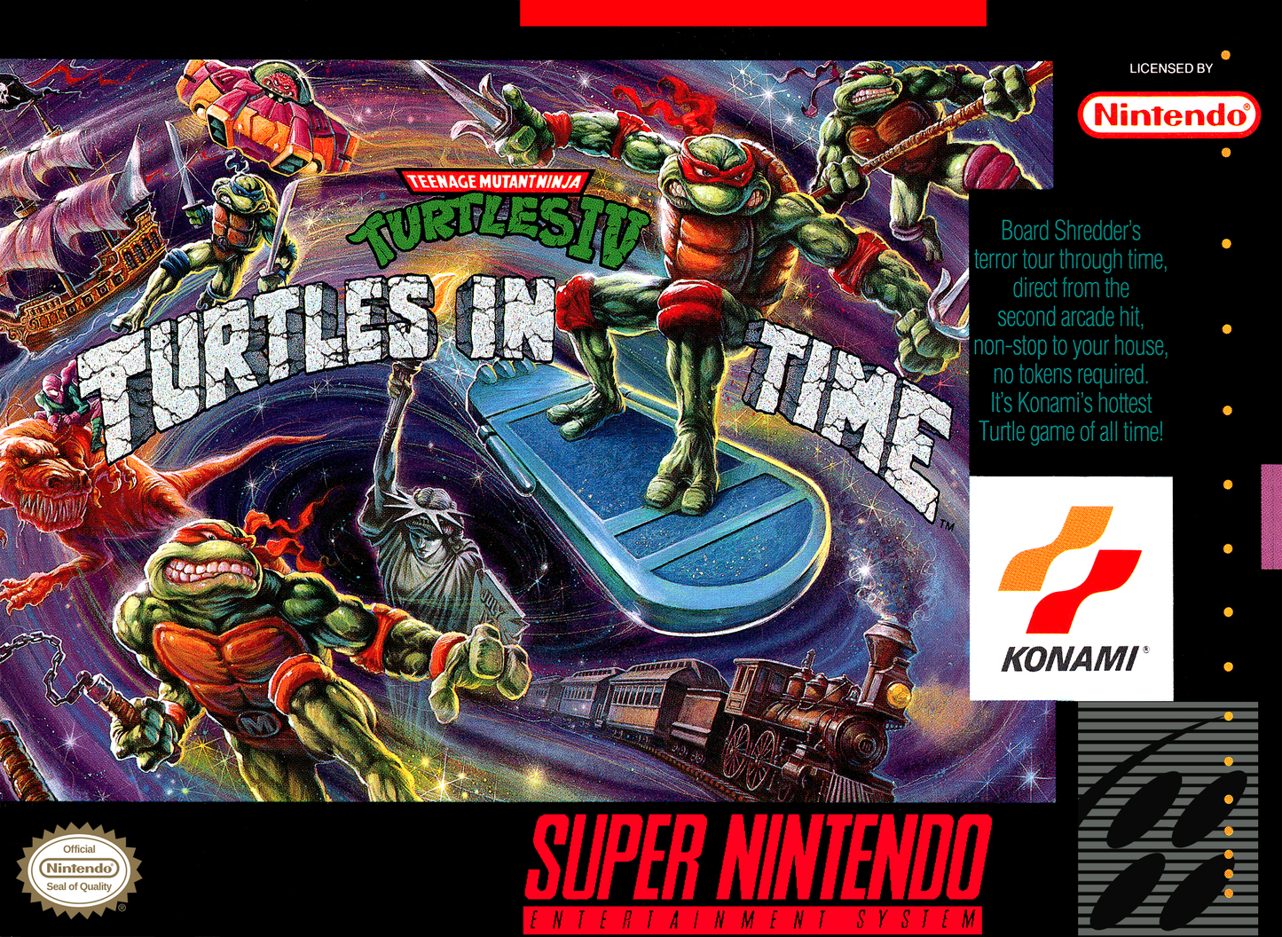 Teenage Mutant Ninja Turtles IV Turtles in Time (Loose Cartridge)
