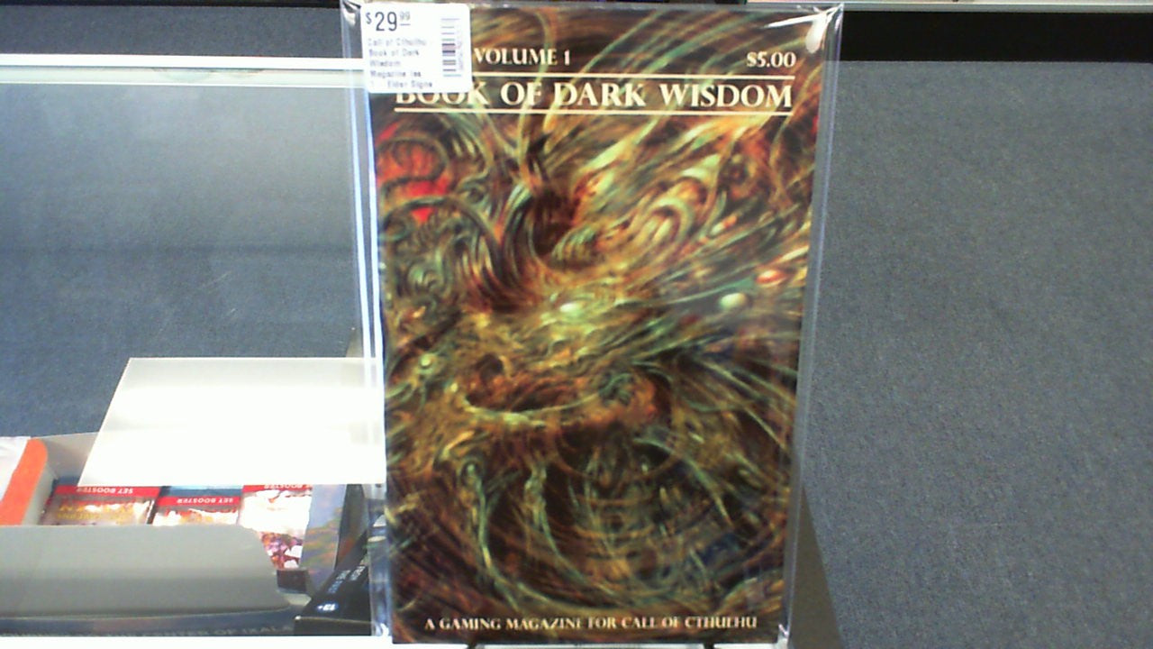 Call of Cthulhu- Book of Dark Wisdom Magazine Iss. 1- Elder Signs Press