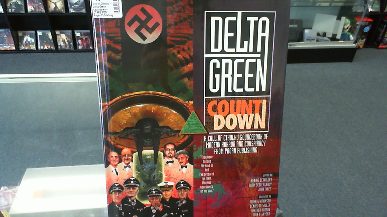 Call of Cthulhu- Delta Green: Countdown- DTRPG POD Pagan Publishing