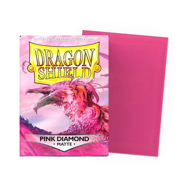 Dragon Shield Sleeves: Standard- Matte Pink Diamond (100 ct.)