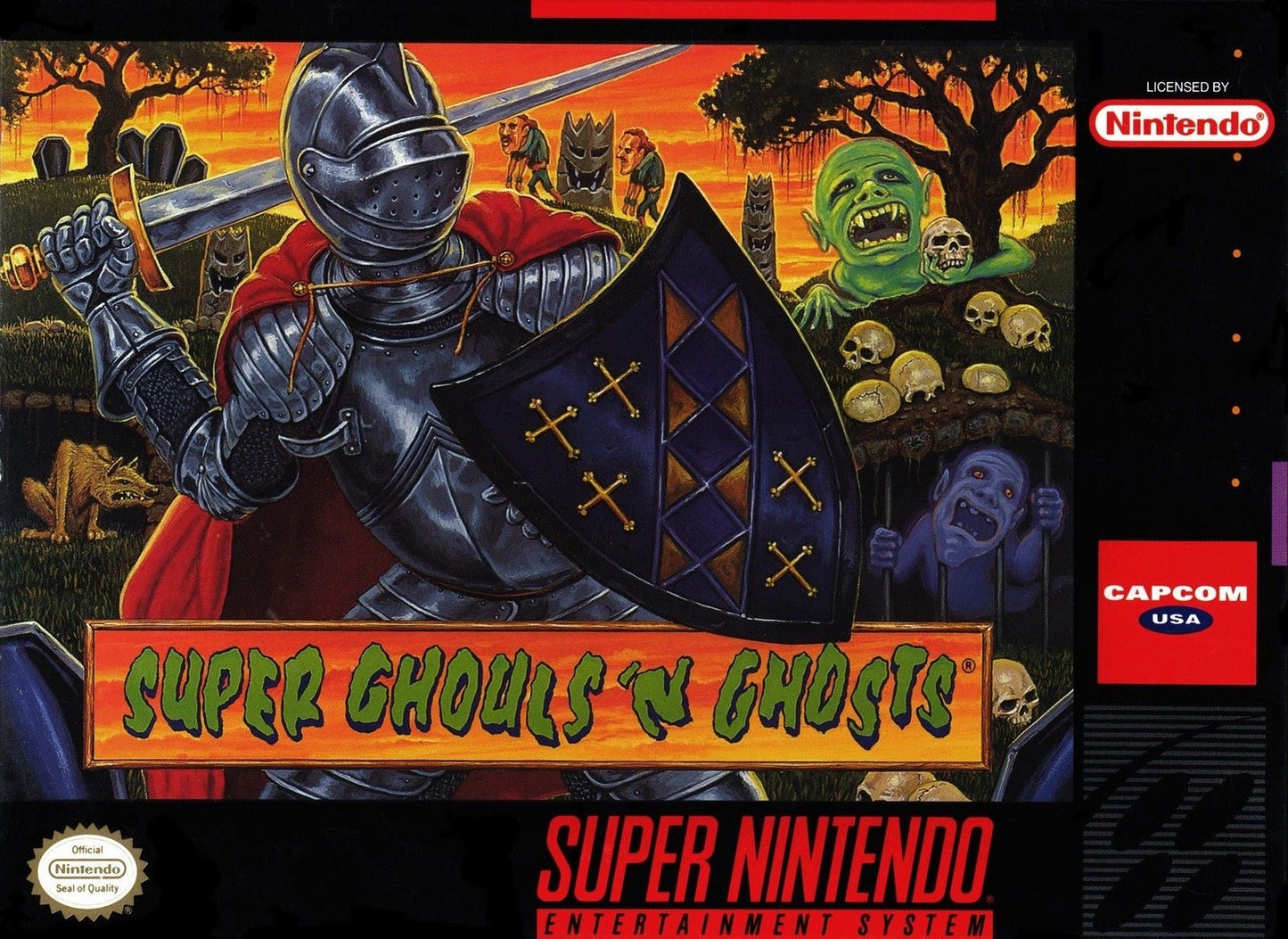 Super Ghouls 'N Ghosts (Loose Cartridge)