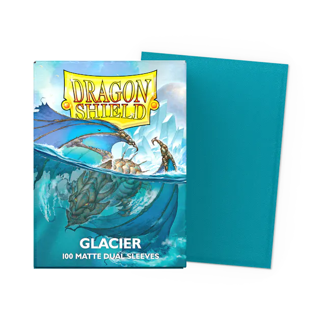 Dragon Shield Sleeves: Standard DUAL- Matte Glacier 'Miniom' (100 ct.)