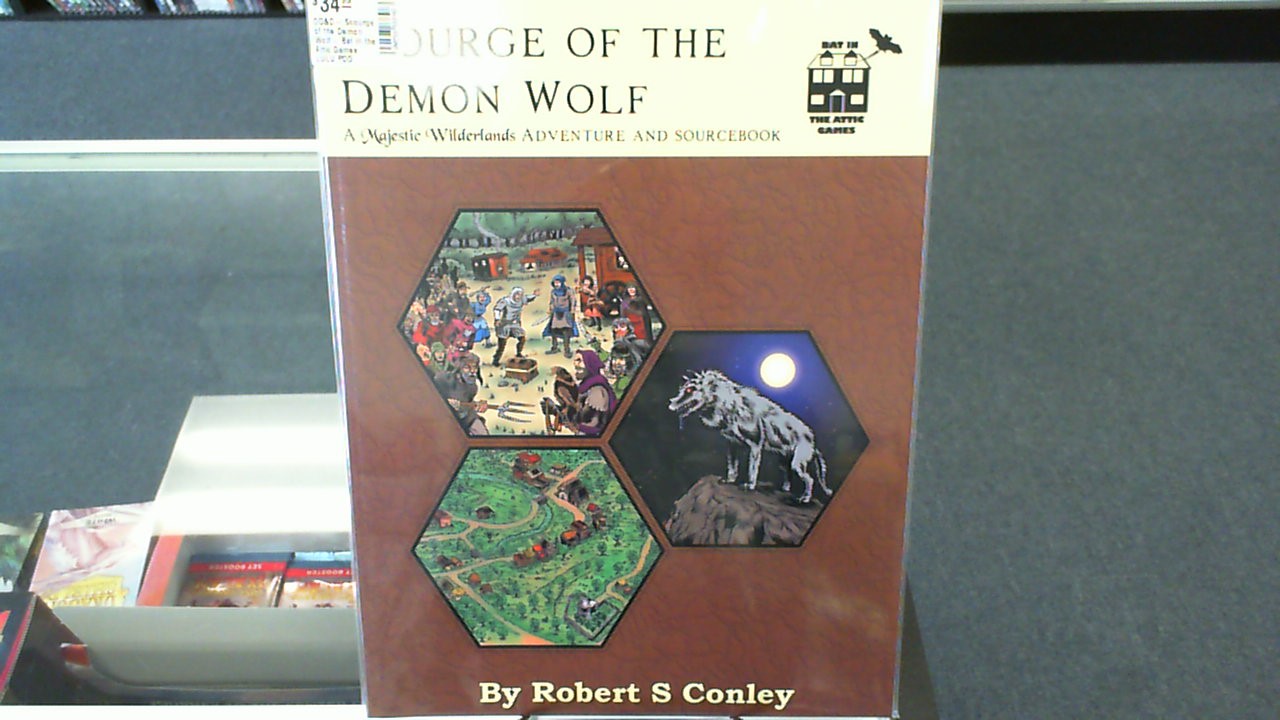OD&D- Scourge of the Demon Wolf- Bat in the Attic Games LULU POD