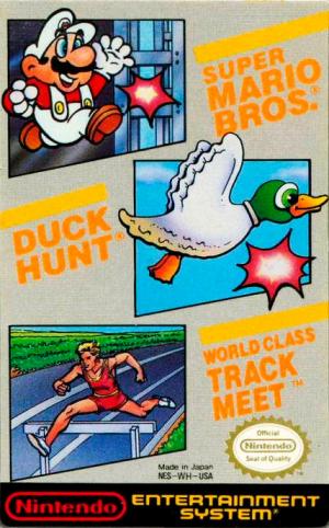 Super Mario Bros Duck Hunt World Class Track Meet (Severely Flawed Loose Cartridge)