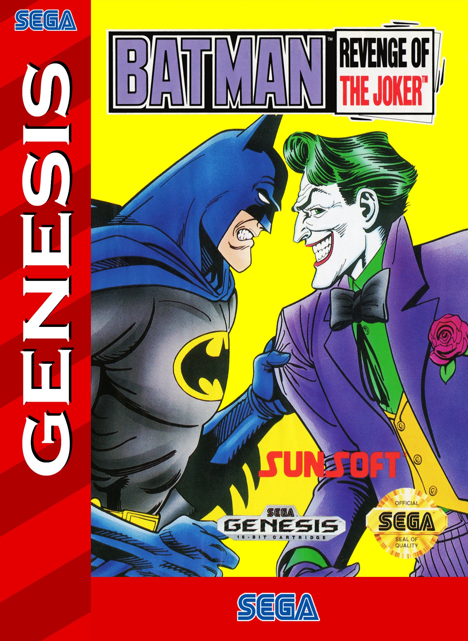 Batman Revenge of the Joker for Sega Genesis AUTHENTIC BOX & GAME CATRIDGE offers WORKS