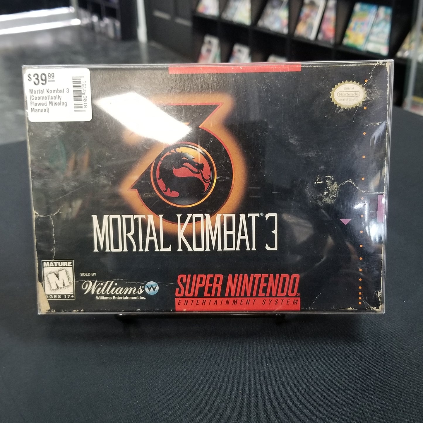 Mortal Kombat 3 (Cosmetically Flawed Missing Manual)