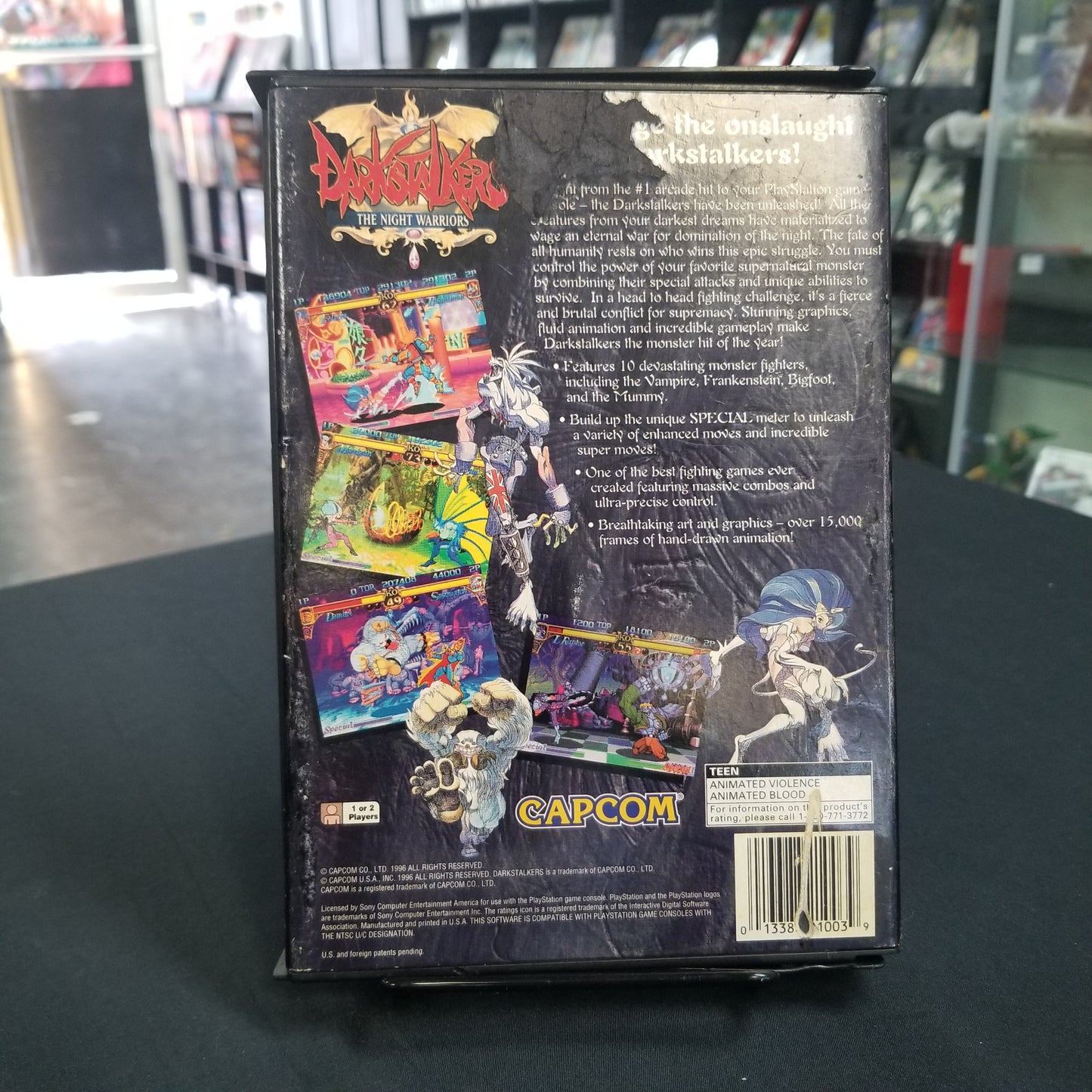 Darkstalkers The Night Warriors (Longbox) (Missing Manual)