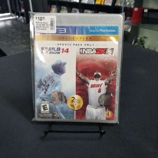 MLB the Show 14 and NBA 2K14 [Sports Pack Vol 1] (Complete)