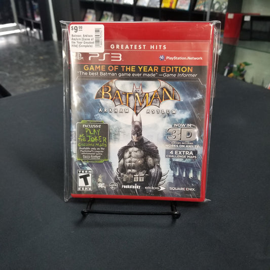 Batman: Arkham Asylum [Game of the Year Greatest Hits] (Complete)