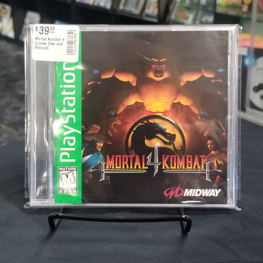 Mortal Kombat 4 (Loose Disc and Manual)