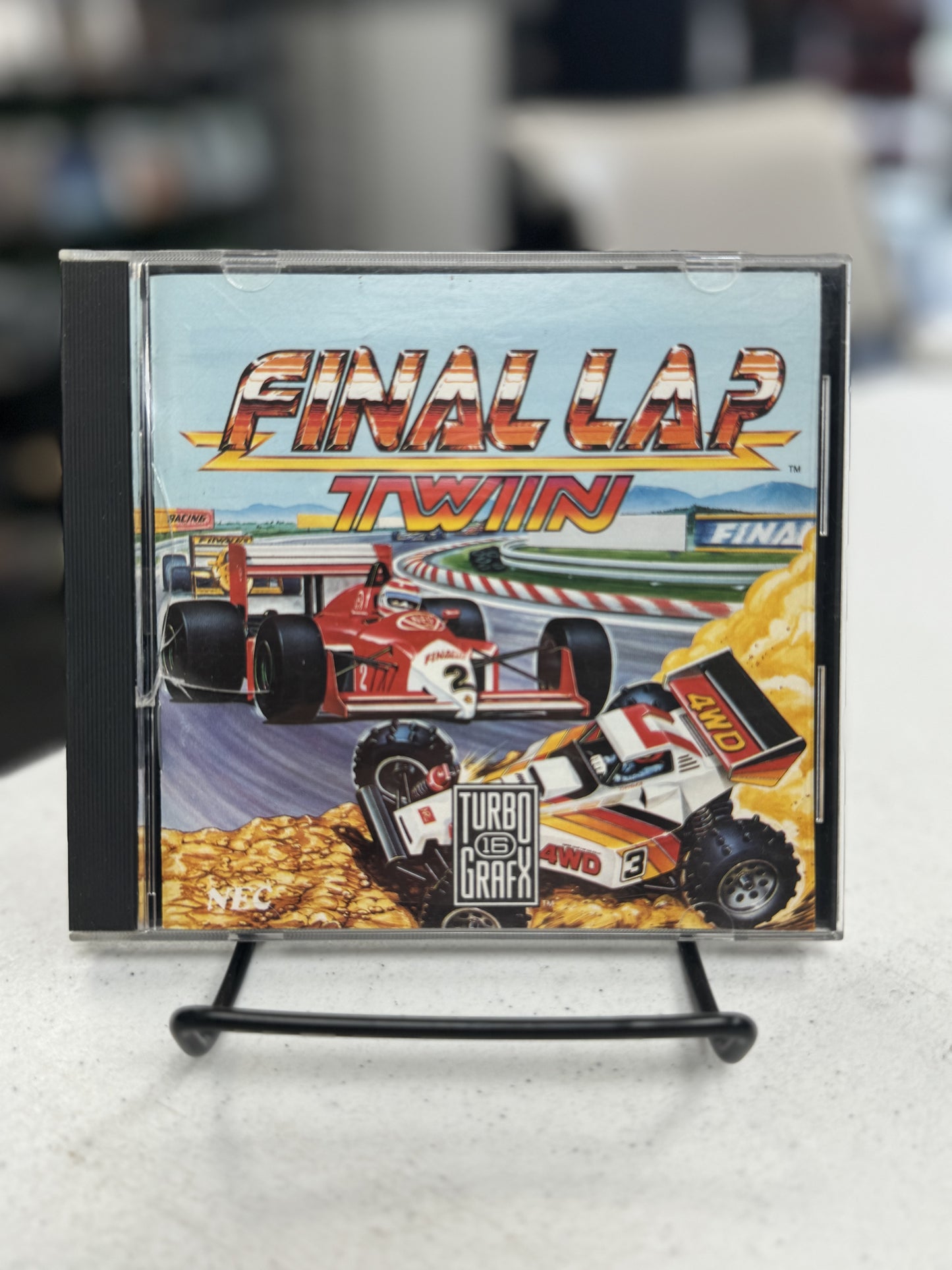 Final Lap Twin (Game, manual and case)