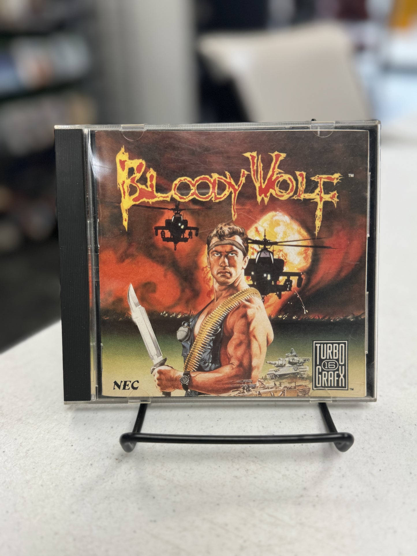 Bloody Wolf (Game, manual and case)