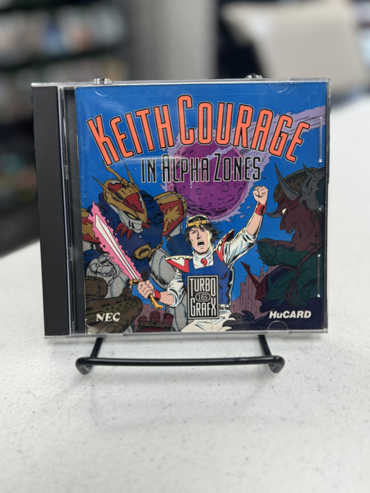 Keith Courage in Alpha Zones (Game, manual and case)