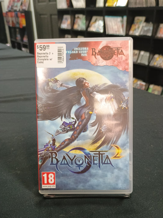 Bayonetta 2 + Bayonetta (Complete w/ Code)