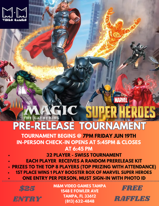 MTG Marvel Super Heroes Pre-Release Events!