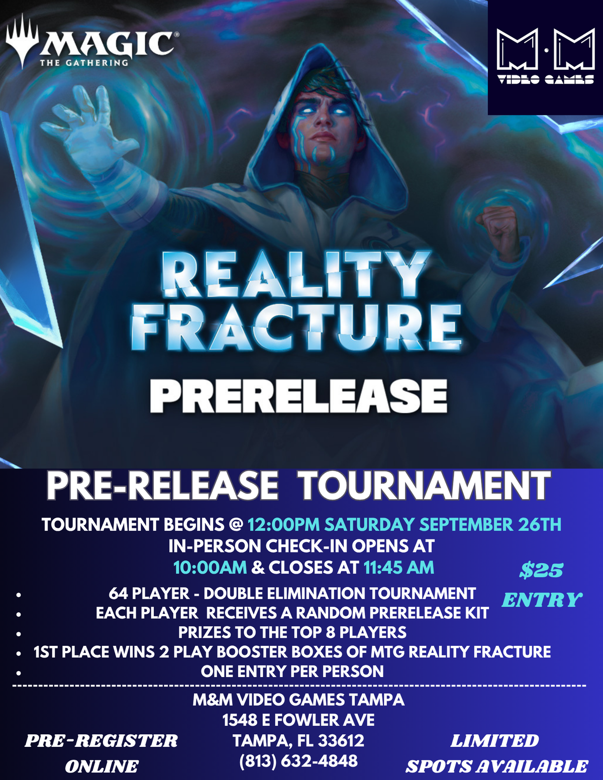 MTG Reality Fracture Pre-Release - Tampa (Sat)