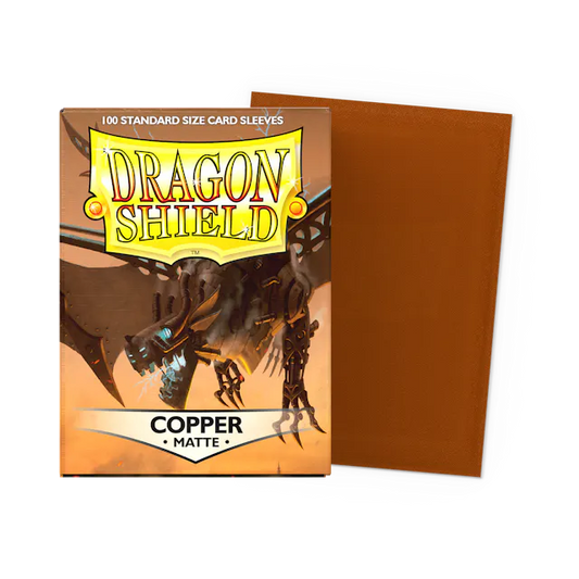 Dragon Shield 100 Count Sleeves * Matte Copper *