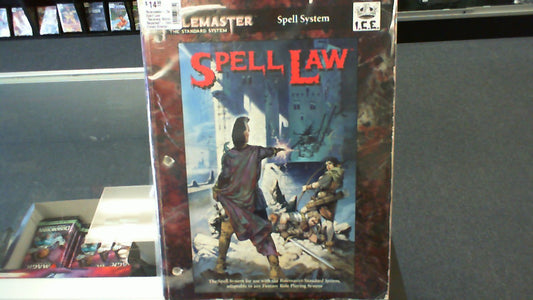 Rolemaster- 3e Spell Law *Severely Worn/ Repaired*- Iron Crown Enterprises