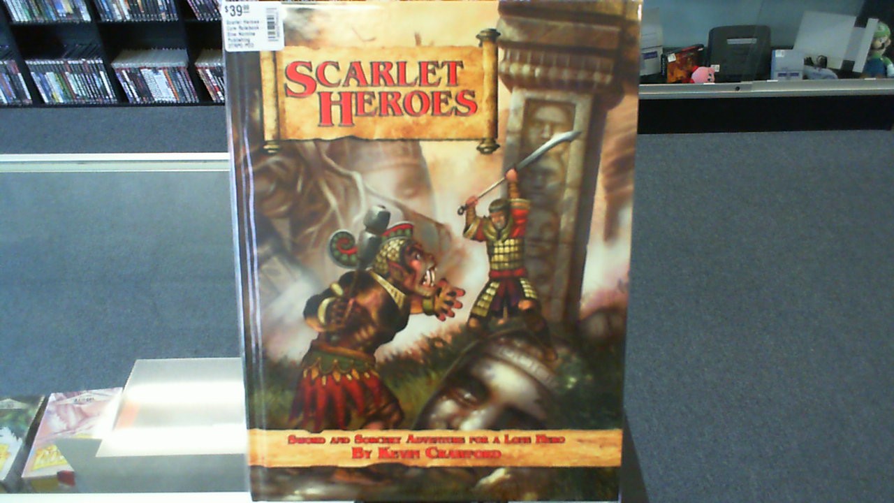 Scarlet Heroes- Core Rulebook- Sine Nomine Publishing DTRPG POD